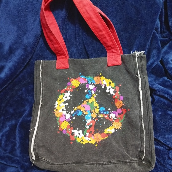 No Brand Handbags - 😍SALE 5/$20  No Brand Black Denim Tote bag